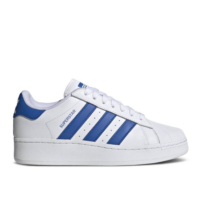 アディダス Adidas 【 Superstar Xlg \u0027White Blue\u0027 Men Cloud White/Blue/Cloud White 】 Superstar はやりっ子 メンズ 白いこと 白いこと 青味 青味