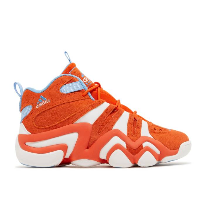 アディダス Adidas 【 Crazy 8 \u0027Team Orange\u0027 Men Team Orange/Cloud White/Team Light Blue 】 クレイジー メンズ Team 野球クラブ orange 橙・オレンジ色 白いこと 白いこと 青味 青み
