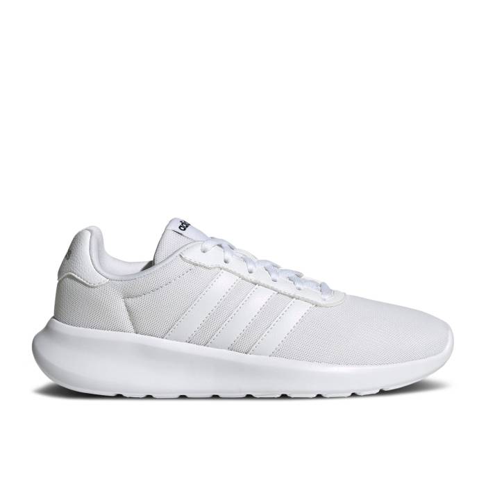 アディダス Adidas 【 Wmns Lite Racer 3.0 \u0027White\u0027 Women Cloud White/Cloud White/Grey Two 】 ともし火 レディース 白いこと 白いこと 薄墨色 薄墨色