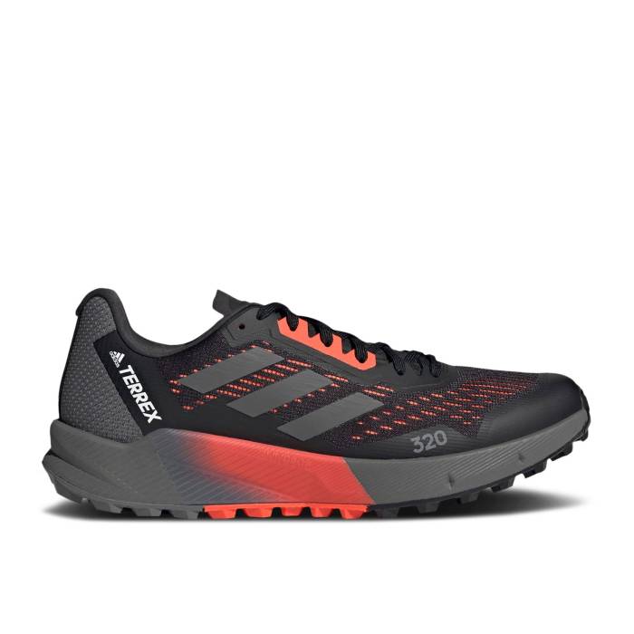 アディダス Adidas 【 Terrex Agravic Flow 2 \u0027Black Solar Red\u0027 Men Core Black/Grey Four/Cloud White 】 流通受け答え メンズ 中核グループ 黒いこと 黒いこと 薄墨色 薄墨色 白いこと 白いこと