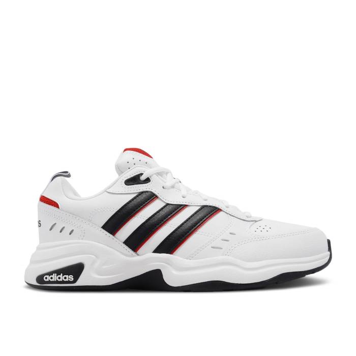 アディダス Adidas 【 Strutter \u0027White Black Active Red\u0027 Men Cloud White/Core Black/Active Red 】 黒いこと 黒いこと メンズ 白いこと 白いこと 中核グループ 黒いこと 黒いこと Red 赤・赤いこと