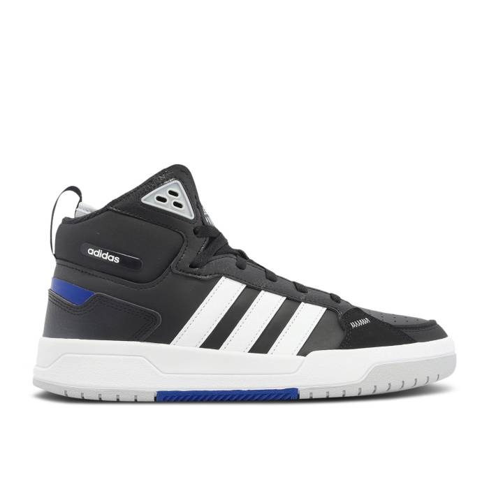 アディダス Adidas 【 100Db Mid \u0027Black White Blue\u0027 Men Core Black/Footwear White/Halo Silver 】 ミッド 白いこと 白いこと メンズ 中核グループ 黒いこと 黒いこと 白いこと 白いこと Silver しろがね色・しろがね色