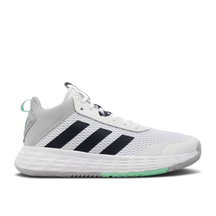 アディダス Adidas 【 Own The Game 2.0 \u0027White Pulse Mint\u0027 Men Cloud White/Black Blue Metallic/Pulse Mint 】 Game 競り合い メンズ 白いこと 白いこと 黒いこと 黒いこと 青味 青み