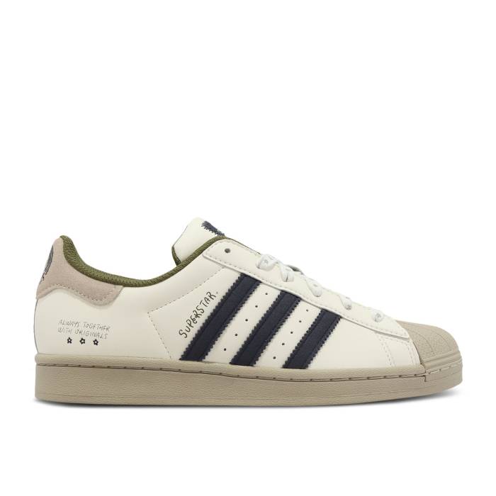 アディダス Adidas 【 Yu Nagaba X Superstar 'Always Together' Men Off White/Shadow Navy/Silver Pebble 】 Superstar スーパースター メンズ 白色 ホワイト シャドー・シャドウ 紺色 ネイビー Silver 銀色・シルバー