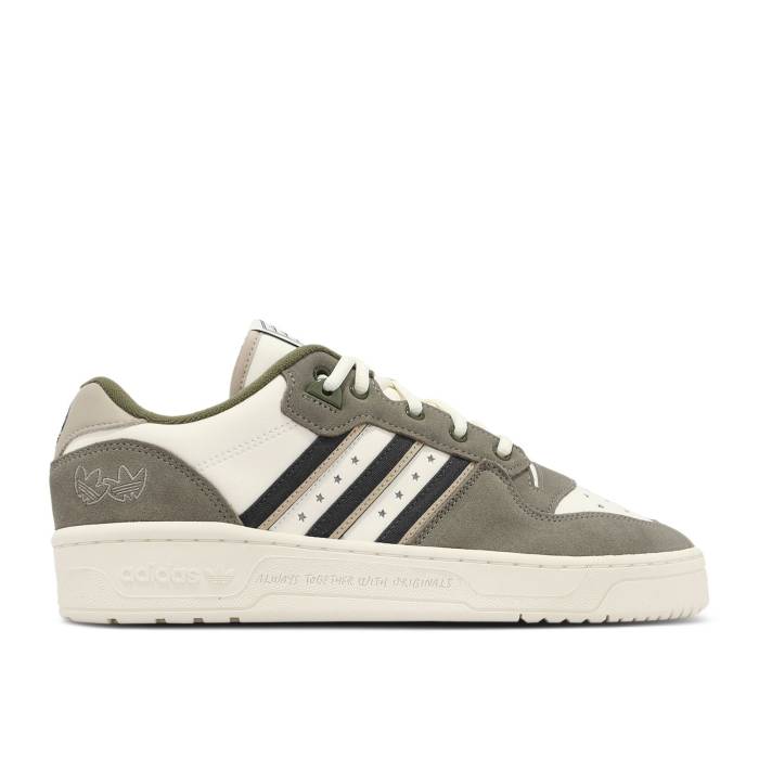 アディダス Adidas 【 Yu Nagaba X Rivalry Low \u0027Always Together - Silver Pebble\u0027 Men Off White/Shadow Navy/Silver Pebble 】 Silver しろがね色・しろがね色 メンズ 白いこと 白いこと シャドー・シャドウ 紺色 米国海軍 Silver しろがね色・シ