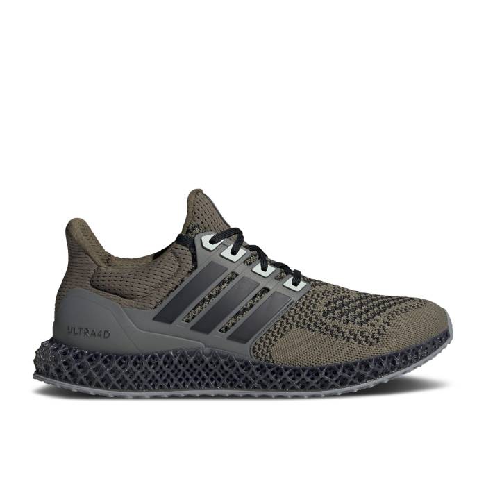 アディダス Adidas 【 Ultra 4D 'Olive Strata' Men Olive Strata/Core Black/Wonder Silver 】 ultra ウルトラ メンズ olive オリーブ コア 黒色 ブラック Silver 銀色・シルバー