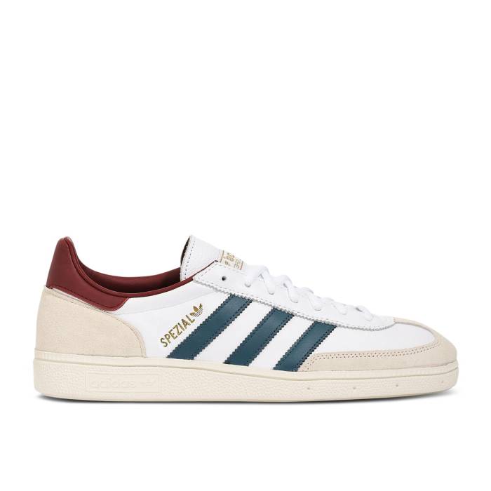 アディダス Adidas 【 Handball Spezial \u0027White Arctic Night\u0027 Men Footwear White/Arctic Night/College Burgundy 】 ハンドボール スペシアル メンズ 白いこと 白いこと ナイト爵 分科大学 ぶどう酒色・バーガンディー