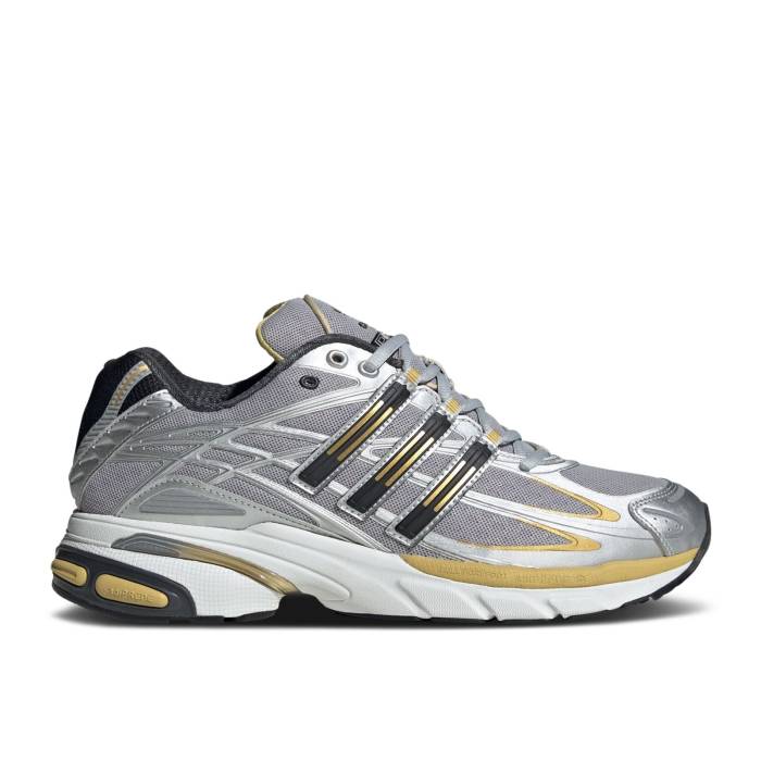 アディダス Adidas 【 Adistar Cushion \u0027Silver Gold Metallic\u0027 Men Grey Two/Gold Metallic/Matte Silver 】 ゴールド メンズ 薄墨色 薄墨色 ゴールド Silver しろがね色・しろがね色