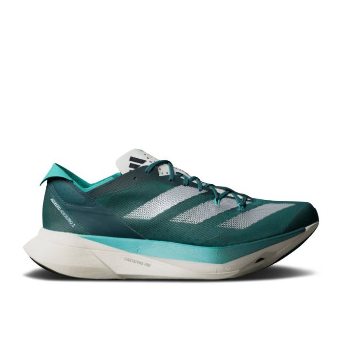 アディダス Adidas 【 Adizero Adios Pro 3 \u0027Legacy Teal\u0027 Men Legacy Teal/Silver Metallic/Mint Rush 】 アディゼロ アディオス 労働者階級 メンズ legacy レガシー Silver しろがね色・しろがね色 rush 混雑時