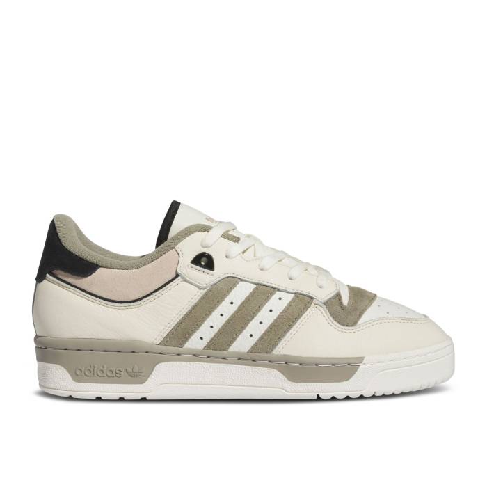 アディダス Adidas 【 Rivalry 86 Low \u0027Off White Wonder Beige\u0027 Men Off White/Core Black/Wonder Beige 】 白いこと 白いこと メンズ 白いこと 白いこと 中核グループ 黒いこと 黒いこと ベージュ
