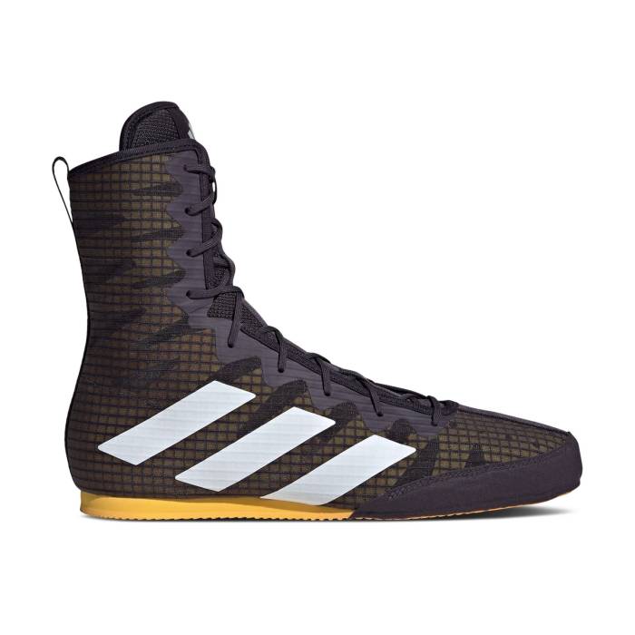 アディダス Adidas 【 Box Hog 4 '2024 Athlete Pack' Men Aurora Black/Cloud White/Spark 】 ボックス メンズ 黒色 ブラック 白色 ホワイト｜スニケス
