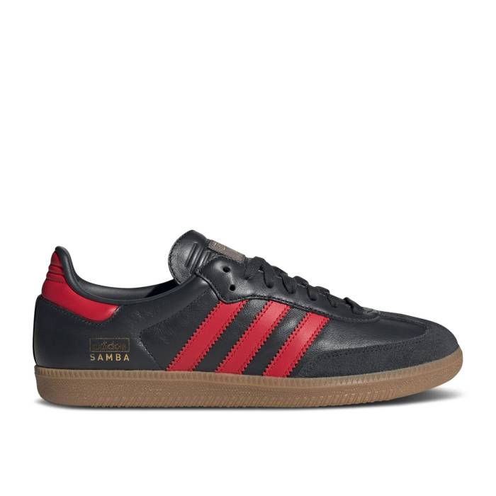 アディダス Adidas 【 Samba Og \u0027Carbon Scarlet\u0027 Men Carbon/Better Scarlet/Gum 】 サンバ メンズ 炭素
