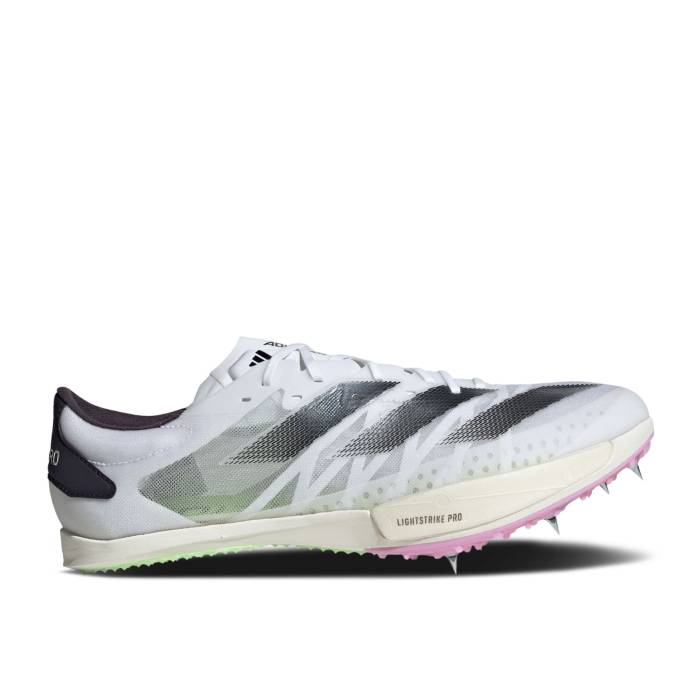 アディダス Adidas 【 Adizero Ambition \u0027White Green Spark\u0027 Men Cloud White/Core Black/Green Spark 】 アディゼロ green 緑・緑であること メンズ 白いこと 白いこと 中核グループ 黒いこと 黒いこと green 緑・緑であること メンズ靴-靴