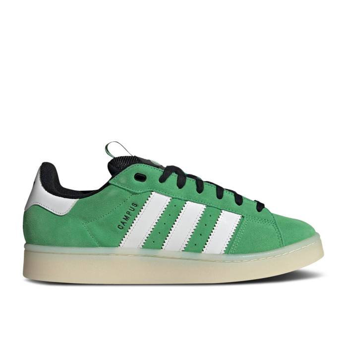 アディダス Adidas 【 Campus 00S \u0027Semi Screaming Green\u0027 Men Semi Screaming Green/Cloud White/Core Black 】 校庭 メンズ green 緑・緑であること 白いこと 白いこと 中核グループ 黒いこと 黒いこと