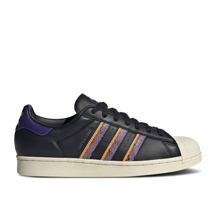 アディダス Adidas 【 Superstar 'Black Violet Fusion Snakeskin' Men Core Black/Violet Fusion/Cream White 】 Superstar スーパースター 紫・バイオレット Fusion フュージョン メンズ コア 黒色 ブラック 紫・バイオレッ