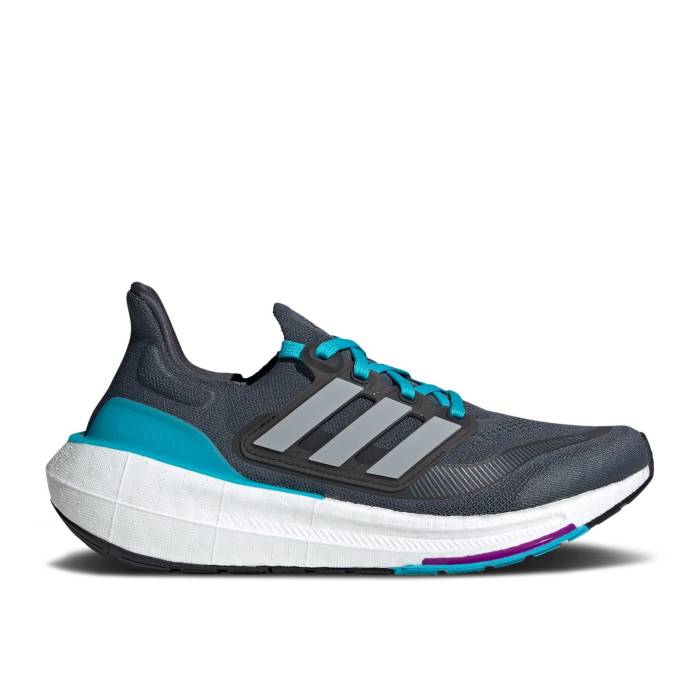 アディダス Adidas 【 Wmns Ultraboost Light \u0027Bold Onix Cyan\u0027 Women Bold Onix/Silver Metallic/Core Black 】 レディース Silver しろがね色・しろがね色 中核グループ 黒いこと 黒いこと