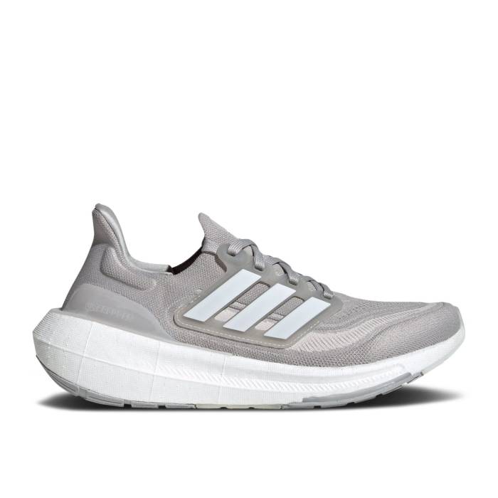 アディダス Adidas 【 Wmns Ultraboost Light \u0027Grey White\u0027 Women Grey Two/Cloud White/Grey One 】 レディース 薄墨色 薄墨色 白いこと 白いこと
