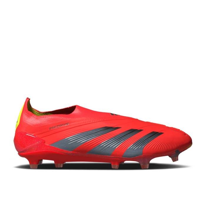 アディダス Adidas 【 Predator Elite Laceless Fg \u0027Predstrike Pack\u0027 Men Solar Red/Core Black/Team Solar Yellow 】 プレデター エリート メンズ Red 赤・赤いこと 中核グループ 黒いこと 黒いこと Team 野球クラブ yellow 黄味がかった・黄色