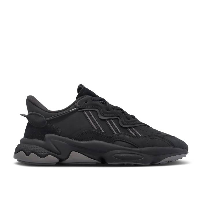 アディダス Adidas 【 Ozweego \u0027Black Trace Grey\u0027 Men Core Black/Trace Grey/Cloud White 】 メンズ 中核グループ 黒いこと 黒いこと 薄墨色 薄墨色 白いこと 白いこと