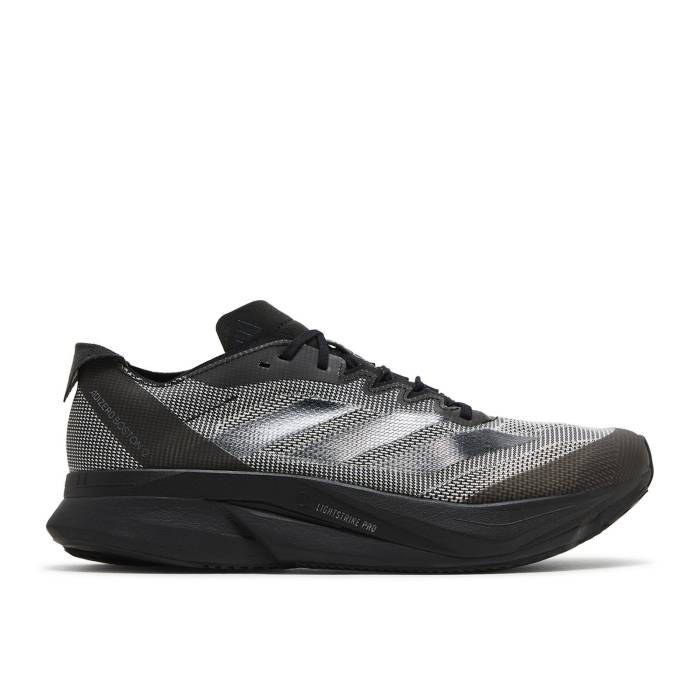 アディダス Adidas 【 Adizero Boston 12 'Black Carbon' Men Core Black/Core Black/Carbon 】 アディゼロ ボストン メンズ コア 黒色 ブラック カーボン|スニケス