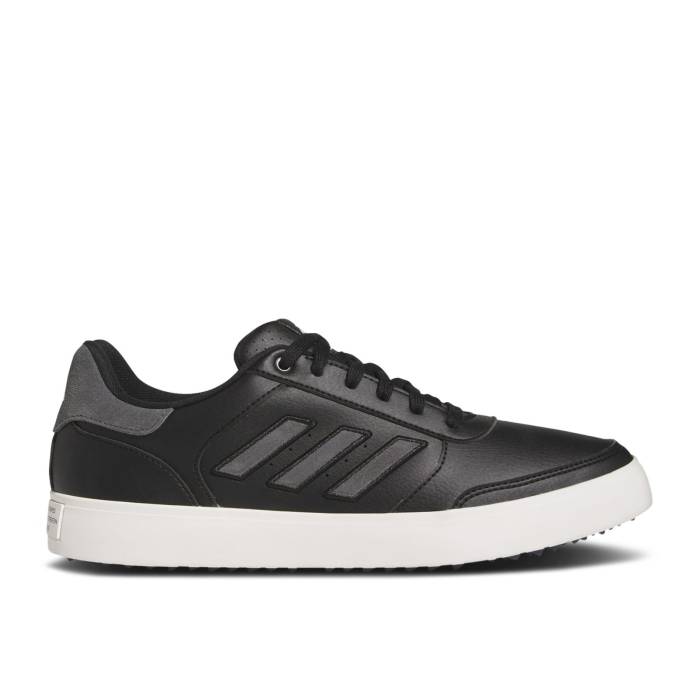 アディダス Adidas 【 Retrocross 24 Spikeless Golf 'Black Grey' Men Core Black/Grey/Off White 】 golf ゴルフ メンズ コア 黒色 ブラック 灰色 グレー 白色 ホワイト