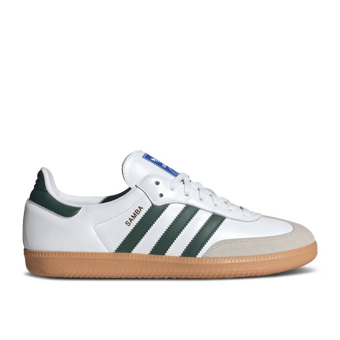 アディダス Adidas 【 Samba Og \u0027White Collegiate Green Gum\u0027 Men Cloud White/Collegiate Green/Gum 】 サンバ green 緑・緑であること メンズ 白いこと 白いこと green 緑・緑であること