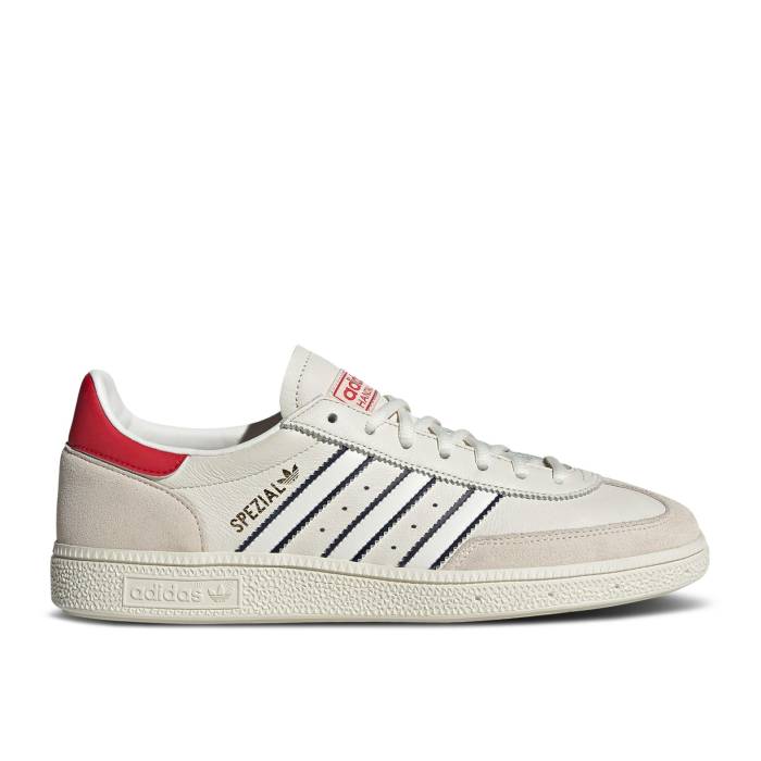 アディダス Adidas 【 Handball Spezial \u0027White Night Indigo Scarlet\u0027 Men Cloud White/Night Indigo/Scarlet 】 ハンドボール スペシアル ナイト爵 藍色・インディゴ メンズ 白いこと 白いこと ナイト爵 藍色・インディゴ