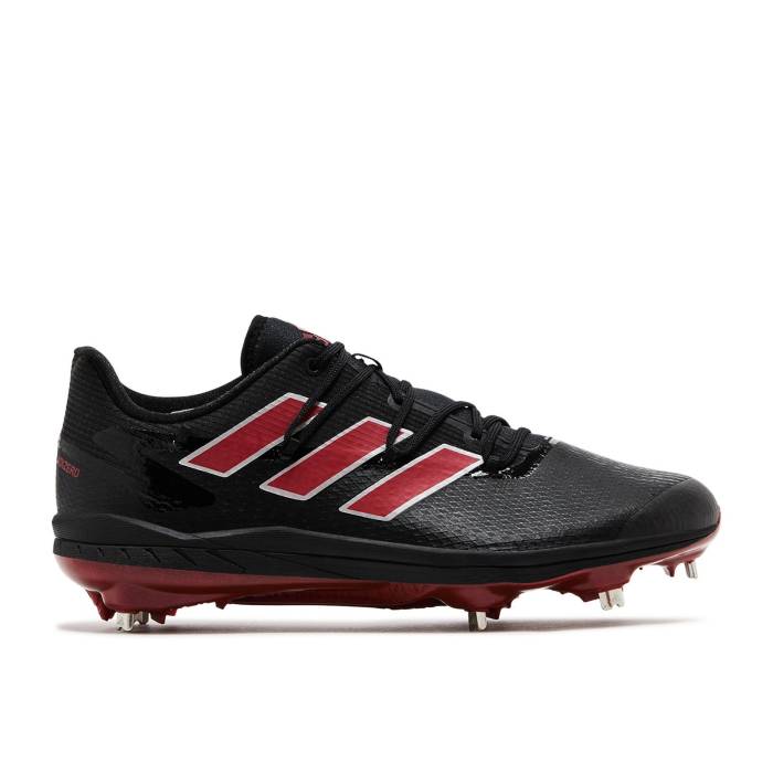 アディダス Adidas 【 Adizero Afterburner 8 'Black Team Power Red' Men Core Black/Team Power Red/Silver Metallic 】 アディゼロ Team チーム Power パワー メンズ コア 黒色 ブラック Team チーム Power パワー Red 赤・レッ