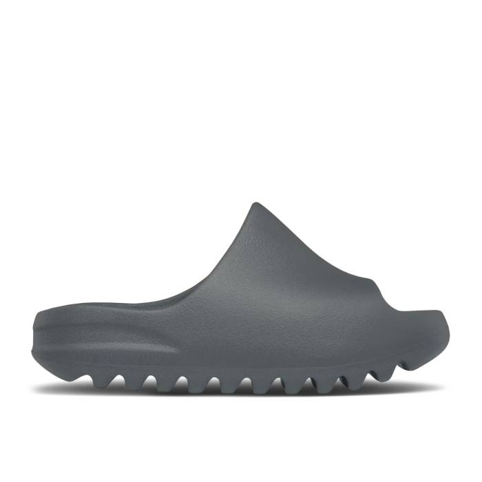 アディダス Adidas 【 Yeezy Slides Kids \u0027Slate Grey\u0027 Youth Slate Grey/Slate Grey/Slate Grey 】 お坊っちゃん キッズ 薄墨色 薄墨色