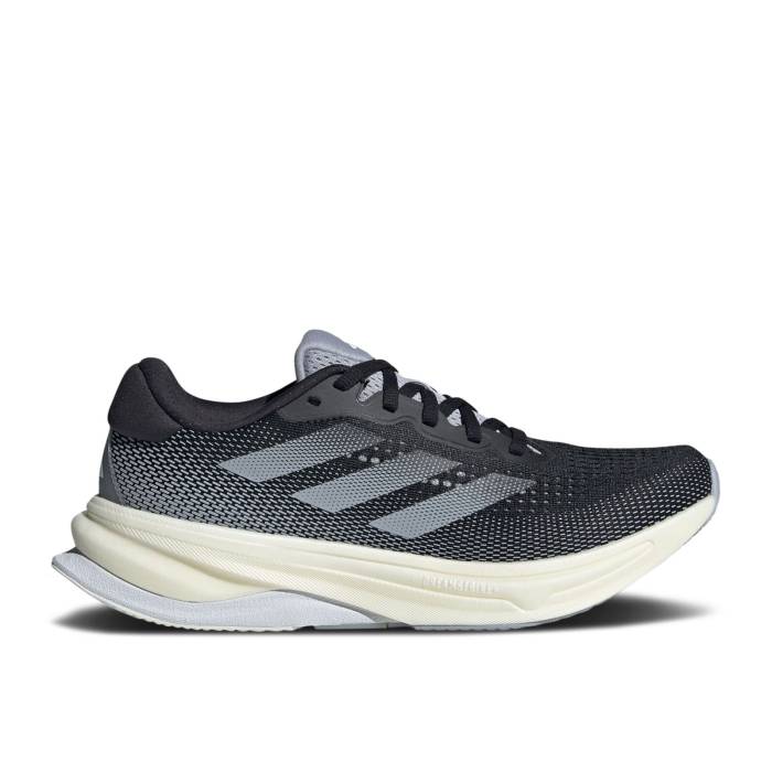 アディダス Adidas 【 Wmns Supernova Solution \u0027Black Dash Grey\u0027 Women Core Black/Halo Silver/Dash Grey 】 スーパーノバ・ノヴァ レディース 中核グループ 黒いこと 黒いこと Silver しろがね色・しろがね色 薄墨色 薄墨色