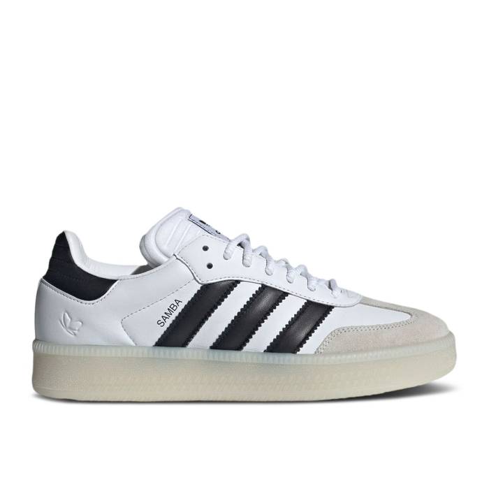 アディダス Adidas 【 Su Yiming X Samba Xlg 'White Gold Black' Men White/Gold/Black 】 サンバ ゴールド メンズ 白色 ホワイト ゴールド 黒色 ブラック