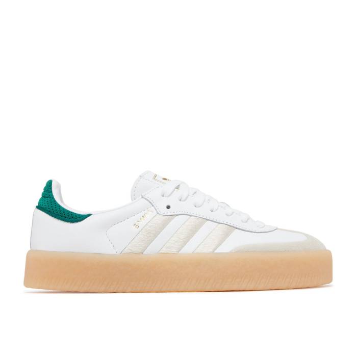 アディダス Adidas 【 Wmns Sambae Off White Green Women Off White/Alumina/Gold Metallic 】 白色 ホワイト レディース 白色 ホワイト ゴールド