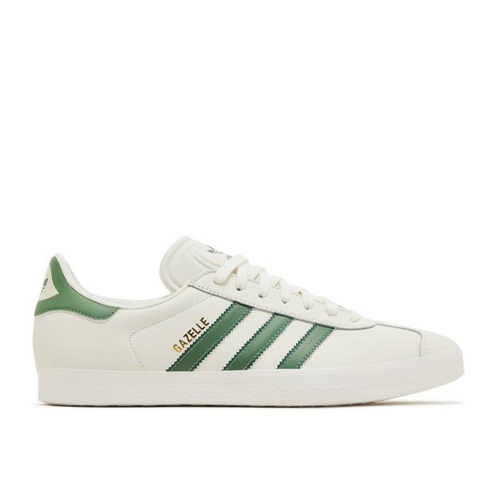 アディダス Adidas 【 Gazelle \u0027Off White Collegiate Green\u0027 Men Off White/Preloved Green/Collegiate Green 】 ガゼル 白いこと 白いこと メンズ 白いこと 白いこと green 緑・緑であること