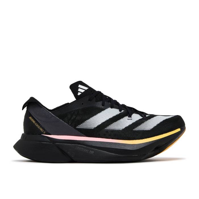 アディダス Adidas 【 Adizero Adios Pro 3 '2024 Athlete Pack' Men Core Black/Zero Metallic/Spark 】 アディゼロ アディオス プロ メンズ コア 黒色 ブラック ゼロ|スニケス