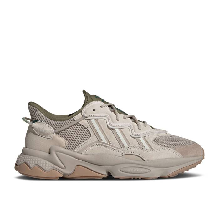 アディダス Adidas 【 Ozweego \u0027Aluminium Wonder Beige\u0027 Men Aluminium/Wonder Beige/Core Black 】 メンズ ベージュ 中核グループ 黒いこと 黒いこと