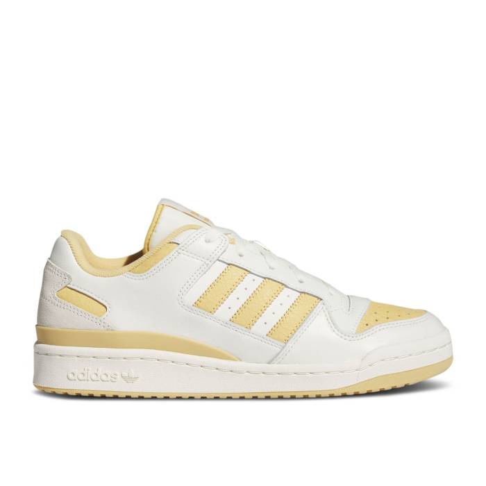 アディダス Adidas 【 Forum Low 塩素 \u0027Ivory Oat\u0027 Men Ivory/Oat/Ivory 】 討論会 メンズ 象牙色
