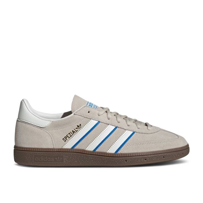アディダス Adidas 【 Handball Spezial \u0027Aluminium Bright Blue\u0027 Men Aluminium/Cloud White/Bright Blue 】 ハンドボール スペシアル メンズ 白いこと 白いこと 青味 青色 靴-スニーカー-メンズ靴
