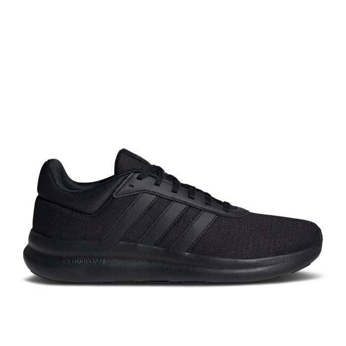 アディダス Adidas 【 Lite Racer 4.0 \u0027Black Grey\u0027 Men Core Black/Core Black/Grey Six 】 ともし火 メンズ 中核グループ 黒いこと 黒いこと 薄墨色 薄墨色
