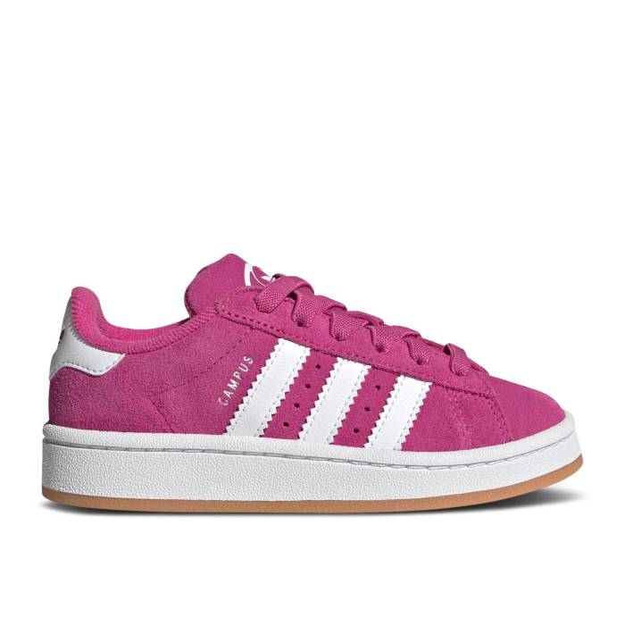 アディダス Adidas 【 Campus 00S El C \u0027Semi Lucid Fuchsia\u0027 Youth Semi Lucid Fuchsia/Cloud White/Semi Lucid Fuchsia 】 校庭 御坊っちゃん キッズ 白いこと 白いこと
