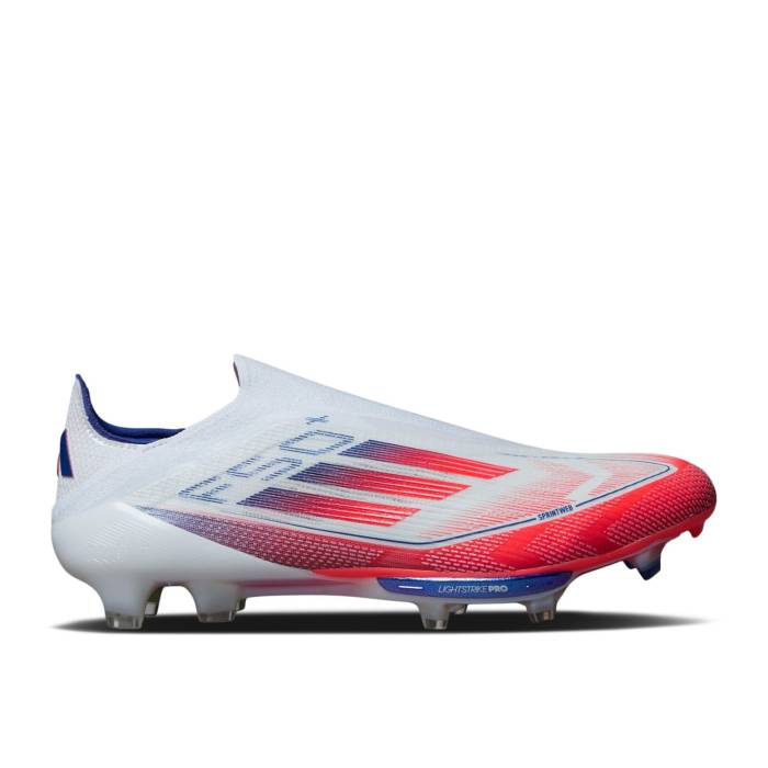 アディダス Adidas 【 Adizero F50+ Elite Fg 'Advancement Pack' Men Cloud White/Solar Red/Lucid Blue 】 アディゼロ エリート メンズ 白色 ホワイト Red 赤・レッド 青色 ブルー