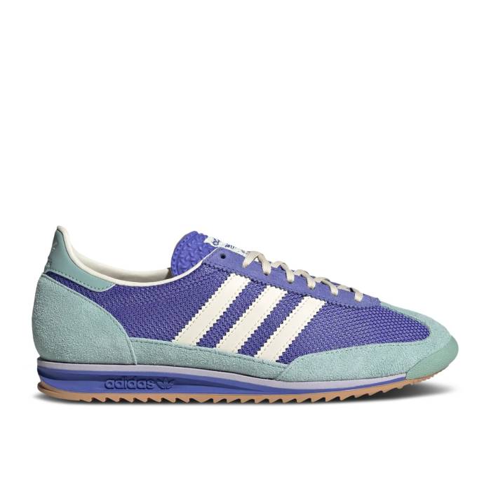 アディダス Adidas 【 Wmns Sl72 Og 'Semi Cobalt Hazy Green' Women Semi Cobalt Blue/Cream White/Hazy Green 】 レディース 青色 ブルー クリーム 白色 ホワイト green 緑・グリーン
