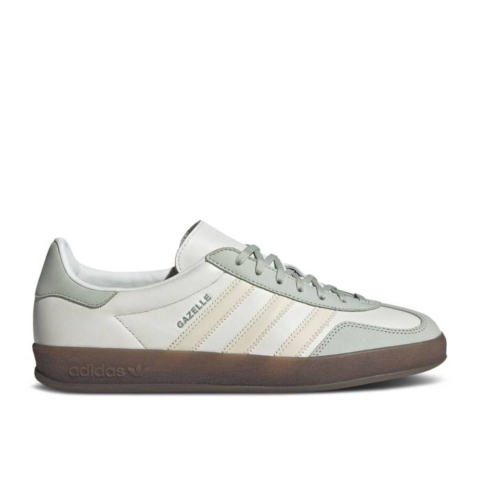 アディダス Adidas 【 Gazelle Indoor 'White Halo Green' Men Cloud White/Wonder White/Halo Green 】 ガゼル メンズ 白色 ホワイト green 緑・グリーン