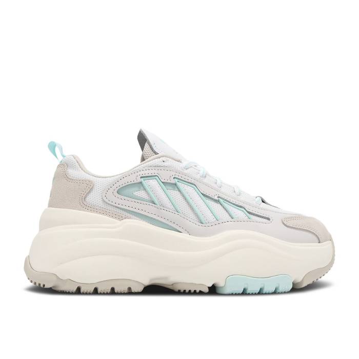 アディダス Adidas 【 Wmns Ozgaia \u0027White Semi Flash Aqua\u0027 Women Footwear White/Semi Flash Aqua/Aluminium 】 レディース 白いこと 白いこと アクア