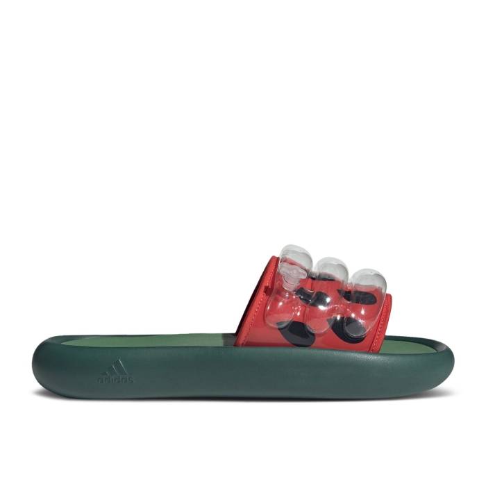アディダス Adidas 【 Zplaash Slide 'Watermelon' Men Bright Red/Preloved Green/Collegiate Green 】 Slide サンダル メンズ Red 赤・レッド green 緑・グリーン｜スニケス