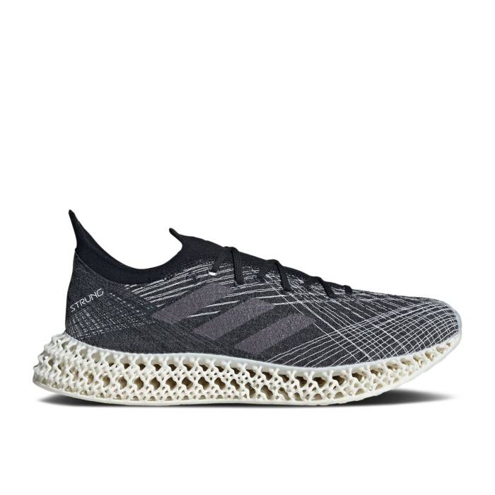 アディダス Adidas 【 4Dfwd X Strung \u0027Black Grey White\u0027 Men Core Black/Grey Five/Cloud White 】 薄墨色 薄墨色 メンズ 中核グループ 黒いこと 黒いこと 薄墨色 薄墨色 白いこと 白いこと
