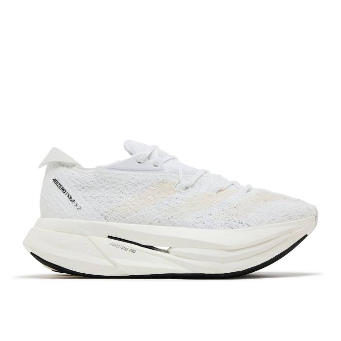 アディダス Adidas 【 Adizero Prime X 2.0 Strung \u0027Wonder White Black\u0027 Men Cloud White/Wonder White/Core Black 】 アディゼロ 白いこと 白いこと メンズ 白いこと 白いこと 中核グループ 黒いこと 黒いこと