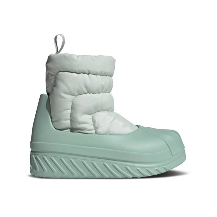 アディダス Adidas 【 Wmns Adifom Superstar Winter Boot \u0027Linen Green\u0027 Women Linen Green/Hazy Green/Linen Green 】 Superstar はやりっ児 冬季 ブーツ レディース green 緑・緑であること