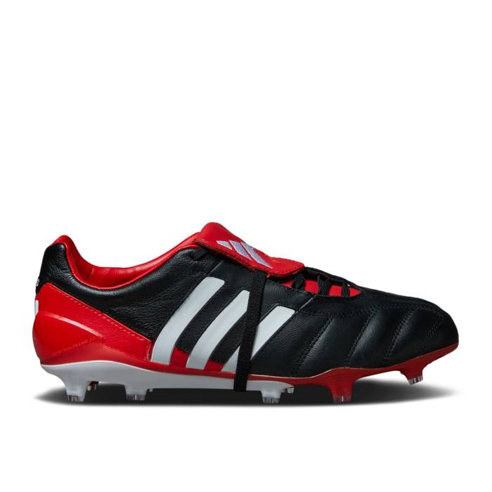 アディダス Adidas 【 Predator Mania Boot 'Black Vivid Red' Men Core Black/Cloud White/Vivid Red 】 プレデター ブーツ メンズ コア 黒色 ブラック 白色 ホワイト Red 赤・レッド｜スニケス