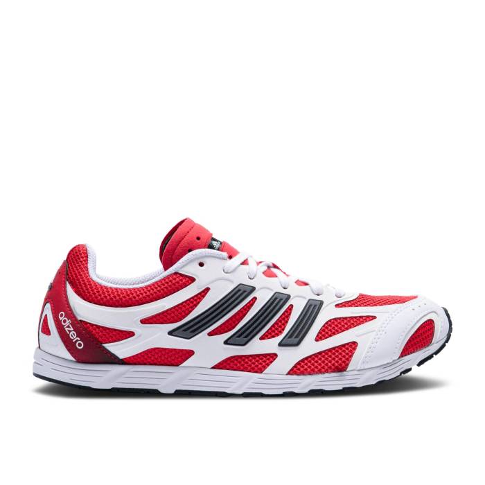 アディダス Adidas 【 Adizero Pr \u0027Pure Ruby\u0027 Men Cloud White/Pure Ruby/Core Black 】 アディゼロ メンズ 白いこと 白いこと 純一無雑 中核グループ 黒いこと 黒いこと