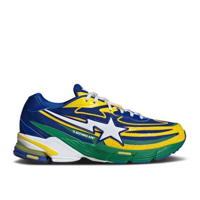 アディダス Adidas 【 Bape X Orketro \u0027Yellow Blue Green\u0027 Men Green/Power Blue/Blue 】 青味 青み メンズ green 緑・緑であること Power 力強さ 青味 青み